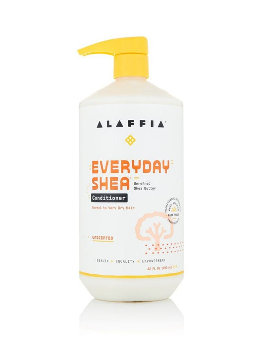 Alaffia - Everyday Shea Moisturizing Conditioner Unscented, 32 Fl Oz