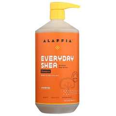 Alaffia - Everyday Shea Moisturizing Shampoo Unscented, 32 Fl Oz