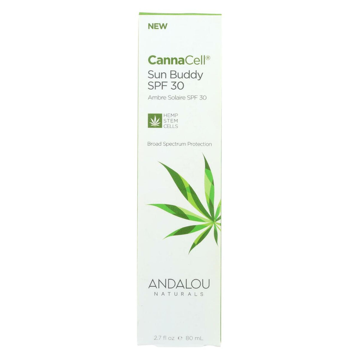 Andalou Naturals - Cannacell Sun Buddy Spf 30, 2.7 Fl Oz