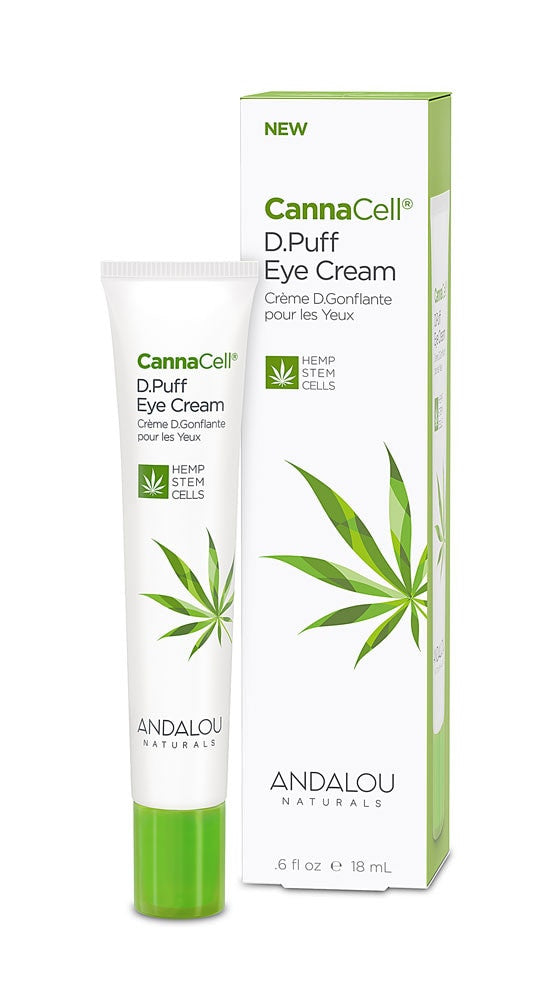 Andalou Naturals - CannaCell, D. Puff Eye Cream, 0.6 fl oz