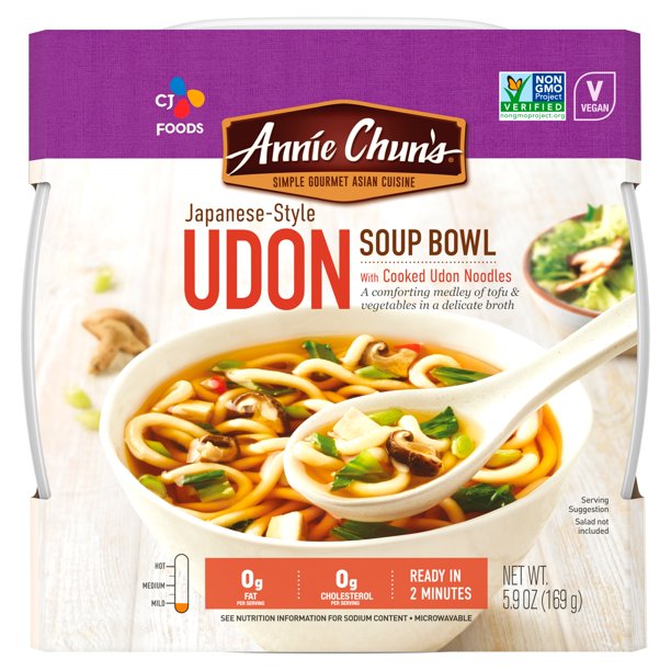 Annie Chun's - Udon Soup Noodle Bowl, 5.9 Oz | Pack of 6