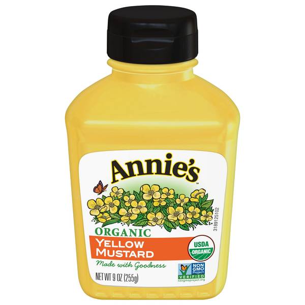 Annie's Homegrown - Naturals Organic Yellow Mustard, 9 oz