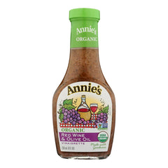 Annie's Homegrown - Organic Red Wine & Olive Oil Vinaigrette, 8 oz