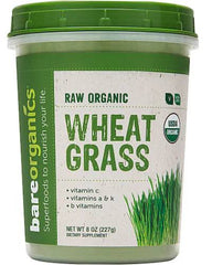 BareOrganic anics Wheat Grass Powder Raw 8 Oz