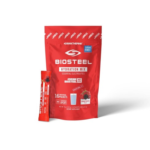 BioSteel Hydration Mix Powder, Mixed Berry, 16 UN