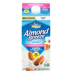 Blue Diamond Almond Breeze Unsweetened Vanilla 64 Oz
 | Pack of 8