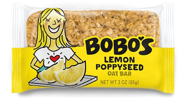 Bobo's Oat Bar Pack Lemon Poppyseed - 3.0 Oz X 4 Pack
 | Pack of 6