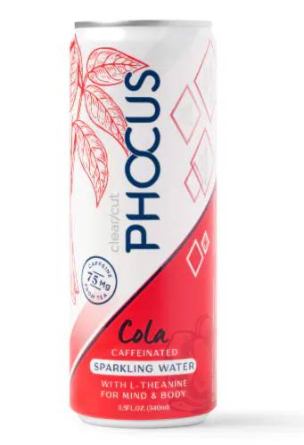 CLEAR CUT PHOCUS: Cola Sparkling Water, 11.5 fo - Pack of 12