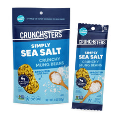 Crunchsters Crunchy Mung Beans, Sea Salt, 4Oz
 | Pack of 6