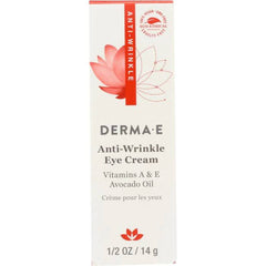 DERMA E - Anti-Wrinkle Eye Cream Vitamin A, .5 oz