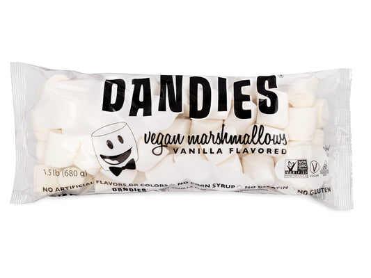 Dandies - Vegan Regular Marshmallows, 1.5 Lb | Pack of 10