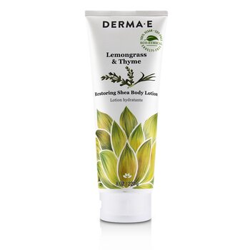 Derma E - Restoring Shea Body Lotion Lemongrass & Thyme - 8 oz