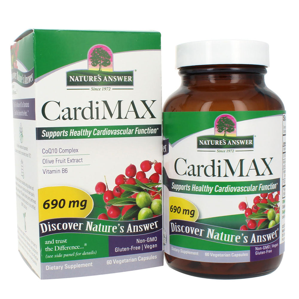 Nature's Answer - CardiMAX Cardiovascular Support - 60 Vegetarian Capsules