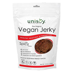 Unisoy Vegan Jerky Spicy, 3.5 oz

 | Pack of 12