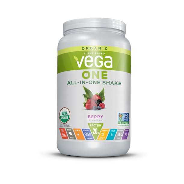 Vega One Organic anic All-in-One Shake Berry 18 Servings