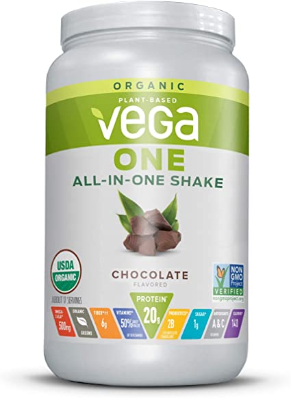 Vega One Organic anic, chocolate olate, 24.97 oz